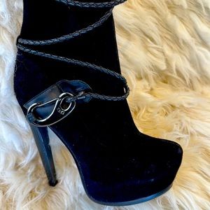 Monika Chiang Suede Thigh High Boot Size 9